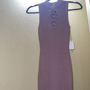 Charlotte Russe . Lavender Mid length dress